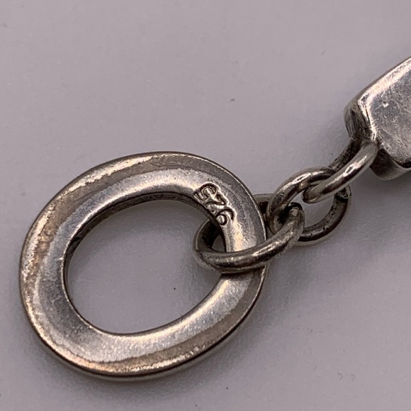 Lovely 925 Sterling Silver Larimar charm bracelet - Picture 6 of 7